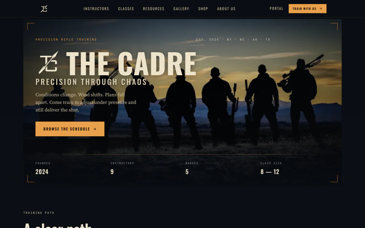 The Cadre Training preview